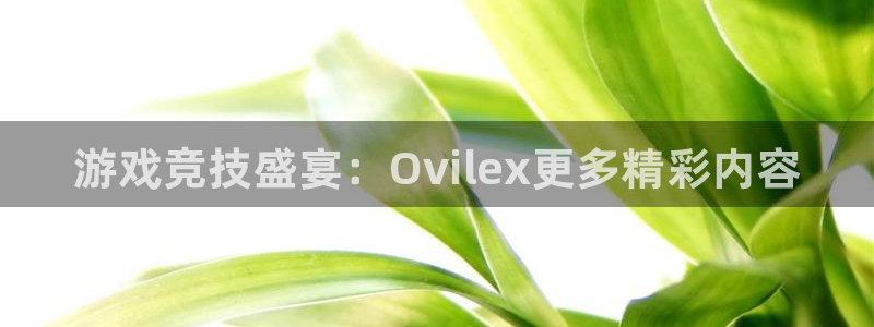 多彩娱乐科技：游戏竞技盛宴：Ovilex更多精彩内容